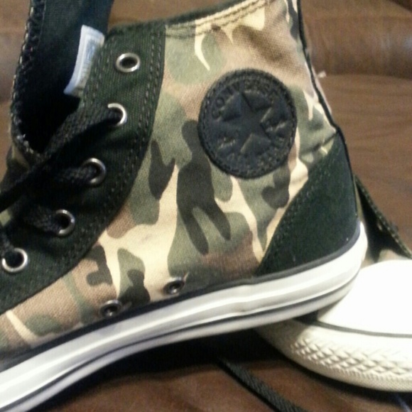 Camouflage Converse shoes