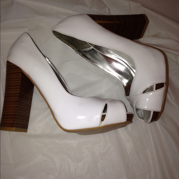 White heels !!
