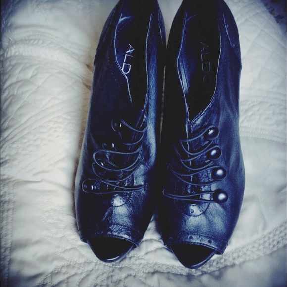 ALDO Peep-Toe Platform Booties