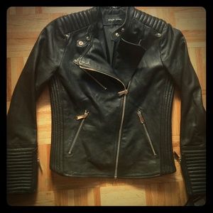 SOLD Genuine Leather Biker Jacket