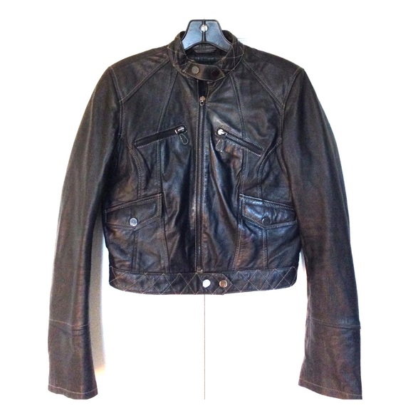 Zara Black Leather Jacket