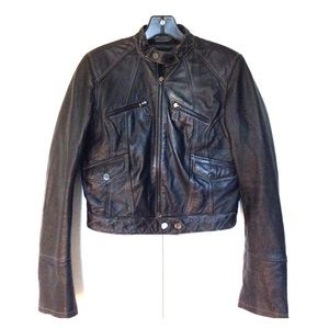 Zara Black Leather Jacket
