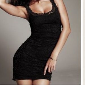 Victoria's Secret black lace dress