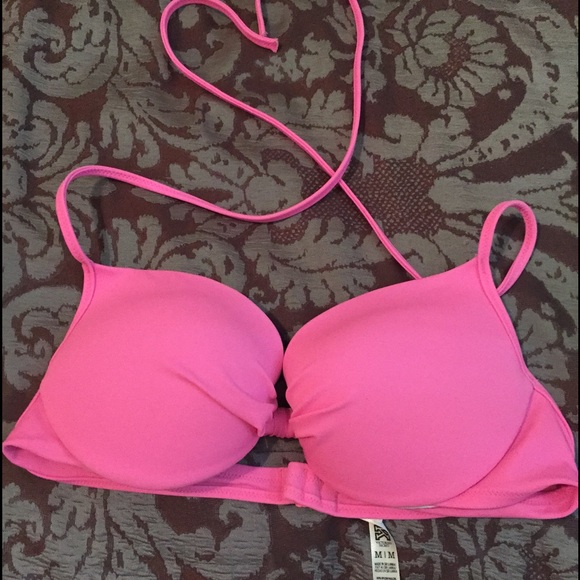 Bathing suit from VS hot pink push up size MEDIUM