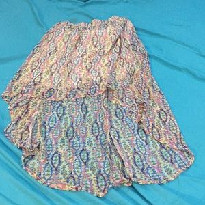 High low skirt