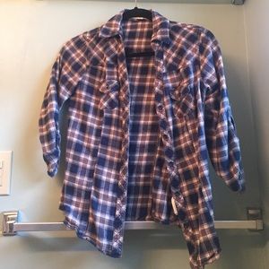 Blue flannel