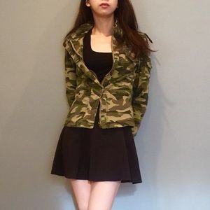 Charlotte Russe camouflage blazer XS