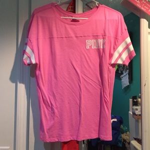 Pink boyfriend shirt