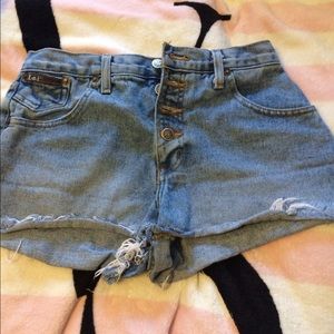 high waisted shorts