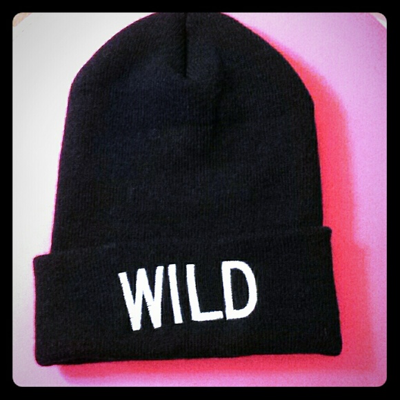 Wild black beanie !