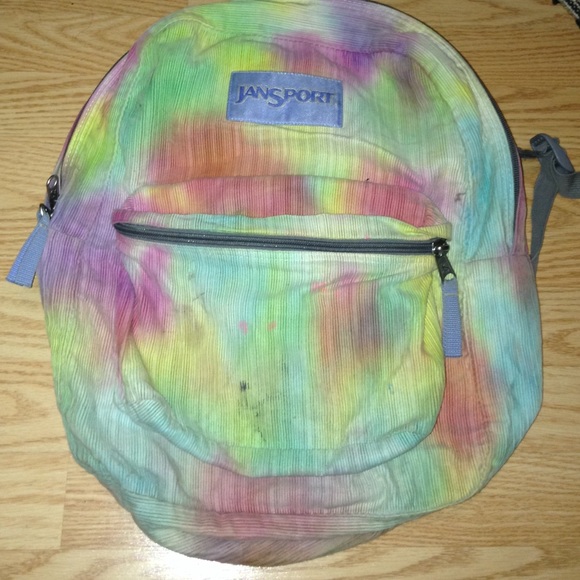 JanSport tie dye backpack