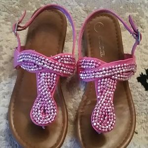 Girls size 1 sandals