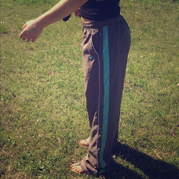 Nike TIFFANY blue and grey workout pants M