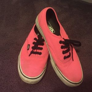 Neon Pink Vans