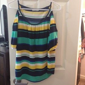 Impeccable Pig Striped Cut-Out Shirt