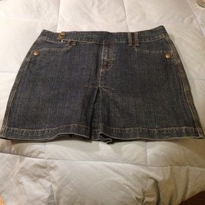DKNY jean mini skirt