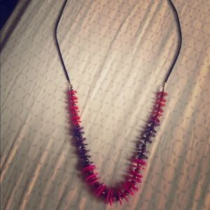 Very cute boho-hippie long shell necklace!