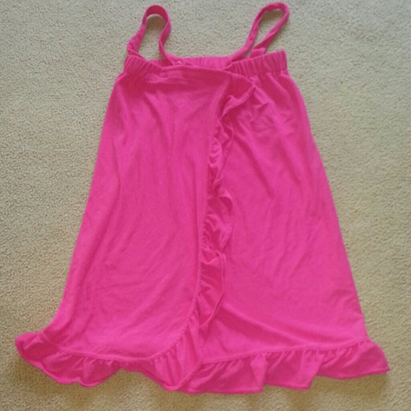 Jessica Simpson ruffle wrap towel