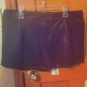 Black sequin shorts!✨