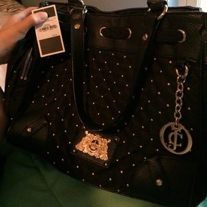 Leather juciy couture purse