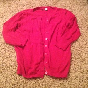 Pink Nordstrom cardigan