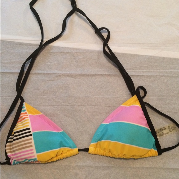 Striped Bikini Top
