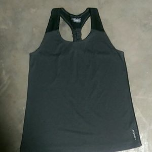 Charcoal and Black Workout Tank