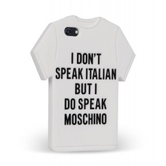 AUTHENTIC moschino iPhone 5 case