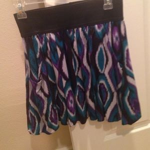 Tribal print skirt