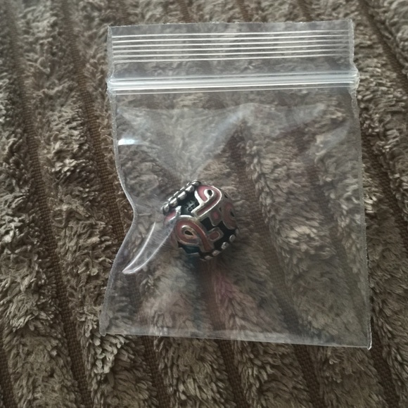 Pandora breast cancer ribbon charm -ON HOLD