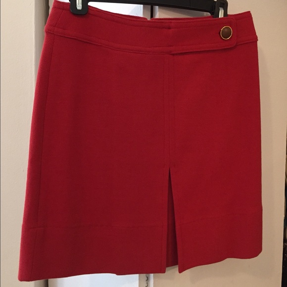 Tory Burch Red Ardelia Skirt