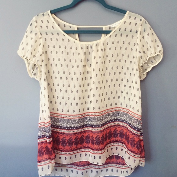 Fun Patterned (Paisley) Top
