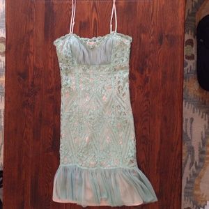Betsey Johnson lace mint dress