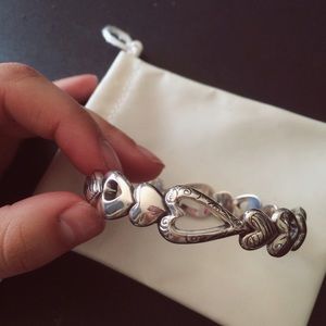 Hearts and Doodles! Cute bangled bracelet
