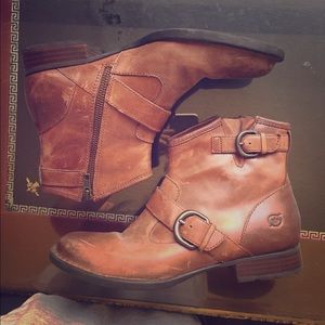 Born 'Rasia' ankle boots brown leather