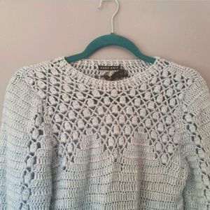 Classic Hand-Knit J.F. Adams Sweater (Vintage)