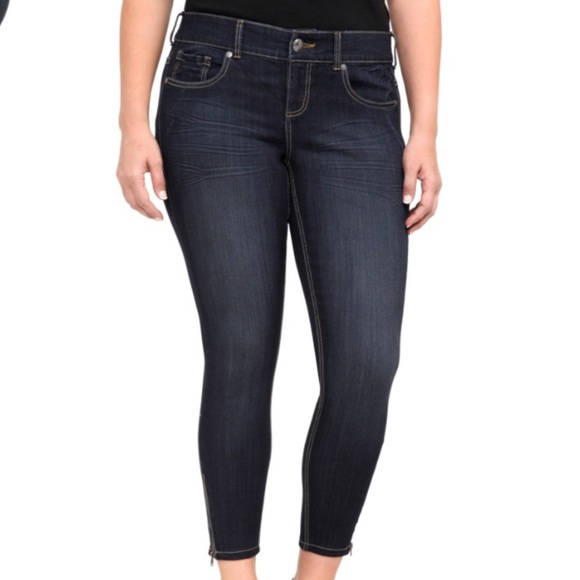 Torrid Ankle Zip Stiletto Jeans