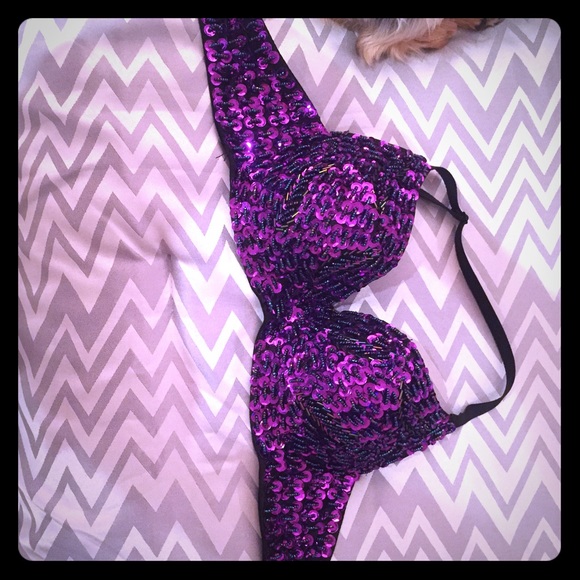 Sequin bra/bustier