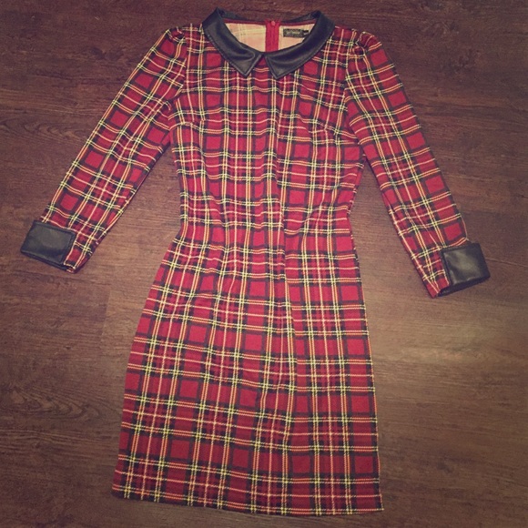 Red Plaid Dress