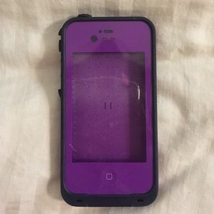 purple iPhone 4s lifeproof