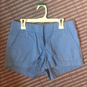 J. Crew Blue Chino Shorts size 0