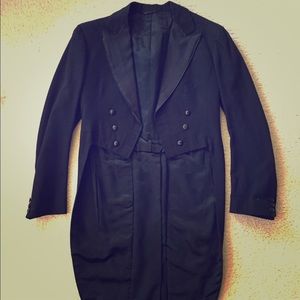 Vintage 20s Tuxedo Jacket with tails