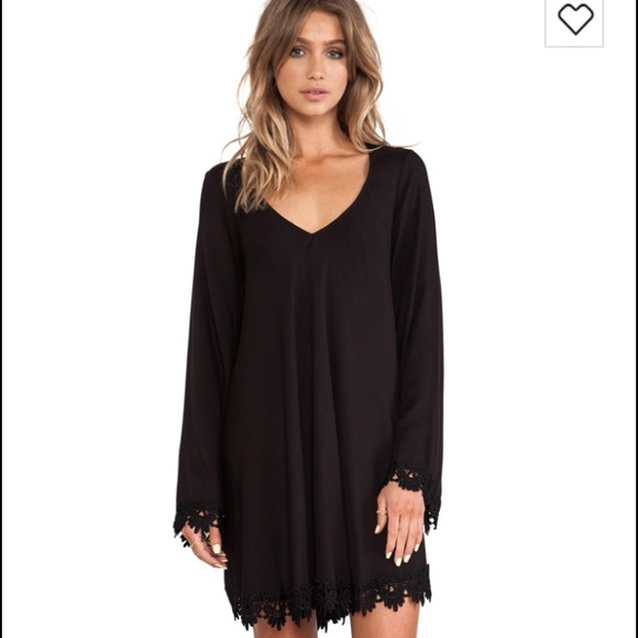 For love and Lemons black angelic dress