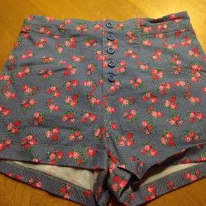 Lucca Couture Floral Pinup Short