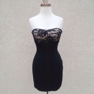 Strapless Black Dress