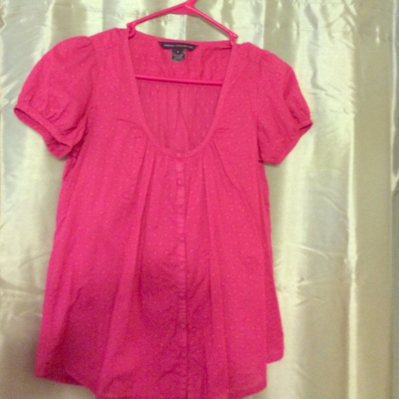 Pink French Connection top