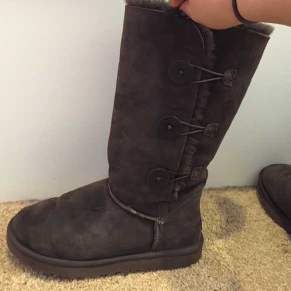 Tall Ugg Boots with Buttons