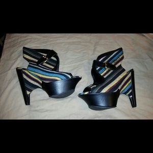 **Haute**Eccentric Platform Sandals!