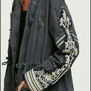 Golden quills military jacket