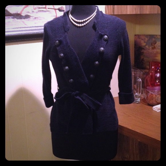 🌸 navy wrap cardigan 🌸 open to offers
